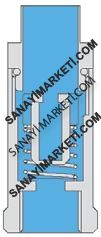 281A0221 1/4" Hortum Patlama Valfi