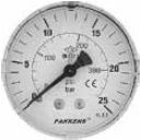 PAKKENS - 63 mm 063 300 ARKA BAĞLANTILI HİDROMETRE