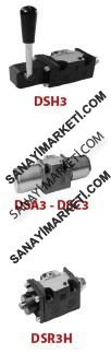 DSA3-S3/10N 1/4" NG-6 4/3 ABT Pnömatik Uyarılı (CETOP 3) NG 6 ÖZEL YÖN KONTROL VALFİ