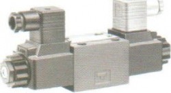 YUKEN - DSG-01-3C60-50 1/4 Çift Bobin, Açık Merkez Elektronik Yön Denetim Valfi - DC Bobin