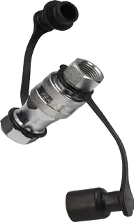 QCPC Serisi 1/2" BSP Hidrolik Otomatik Rekor -Takım- (Plastik Kapaklı) -Siyah