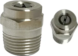 NZ Serisi 1/4" NPT Paslanmaz Düz Jet Püskürtme Nozulu -20 Serisi-