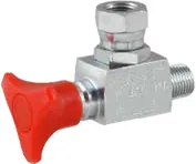 MV Serisi 1/4" BSP Hidrolik Manometre Koruma Valfi - 90°