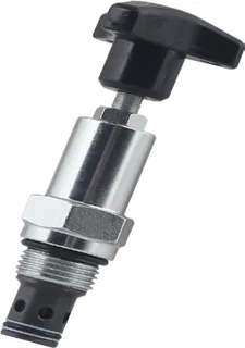 PRCRT Serisi 3/4" UNF Hidrolik Direkt Emniyet Kartriç Valfi -8 Kavite- -Kelebek Vida Ayarlı- (Yüksek Basınç Çalışma Aralıklı, 50 - 380 Bar)