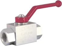 BV2 Serisi 1/4" BSP Hidrolik 2 Yollu Küresel Vana - Viton