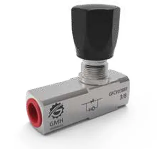 1/4" Çekli Hız Ayar Valfi 15 Lt/dk 400 bar