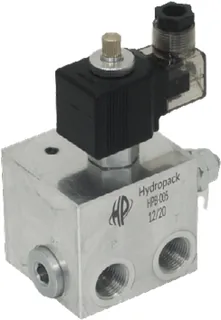 LVS Platform Bloğu Normalde Kapalı Solenoid Popet Valfli 3/8" BSP 15 L/dk