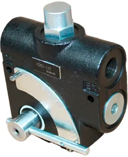 Basınç Kompanzasyonlu Emniyet Valfli 3 Yollu Hız Ayar Valfi NPT 3/8" 30 L/dk