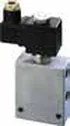 Walvoil VSE/4 4/2 Popet Valf Kartriç SPOOL 3 3/4"-16 UNF-2B 8 lt/dk 210 bar