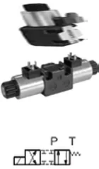 DS3 CETOP 3 NG6 Bobinli Yön Kontrol Valfi NG-6 4/2 TB KG - 230 VAC