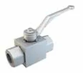 GE1 Serisi Mini Tasarım İki Yollu Küresel Vana 1/4" BSP DN 6 500 bar (Çelik)