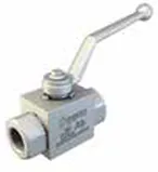 GE2 Serisi İki Yollu Küresel Vana 1/4" BSP DN 6 500 bar (Çelik)