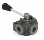 DDF 3 BSP Üç Yollu Küresel Vana (Döküm Gövde) 3/8" 35 lt/dk 250 bar