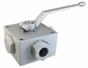 G3K Serisi 3 Yollu Blok Vana 1/4" BSP (DN 6, 500 bar)