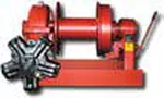PH 30000 Sonsuz Dişli Hidrolik Çekme Tamburu 16250/30000 kg, 26 mm Halat, Hidrolik Kavramalı