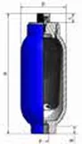 HTR Serisi Balonlu Akü 1,5 lt 250 bar M18x1,5