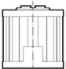HF 595 Hat Tipi Emiş ve Dönüş Filtre Elemanı HE K07-10.060 SP010 (10 µm, kağıt)