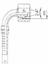 Metrik 90° Somunlu Hortum Rakoru 3/16" 6L 12*1,5 (Çelik)