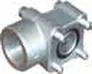 Alman Standardı Dişi Dirsek 90° Pompa Adaptörü Alüminyum 3/8" GR 2 30X30