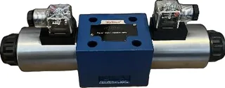 NG10 1/2" Bobinli Yön Kontrol Valfi 4/3 K.M 24V DC 350 bar 120 lt/dak