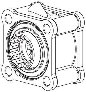 ZF Alüminyum PTO