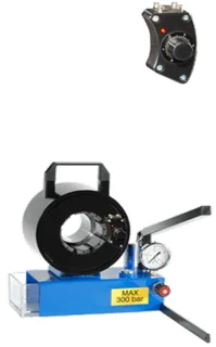 SM 625 E Hortum Presleme Makinası LED'li Mikrometreli