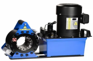 SM 25 L AC Mikrometre Ayarlı Hortum Sıkma Makinası 6-61 mm