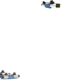 NG6 CETOP 3 Bobinli Yön Kontrol Valfi 4/3 KM 12 V