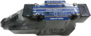 NG6 (1/4') CETOP 3 Terminal Box Tip Özel Konum Yön Kontrol Valfi 4/3 B-T Spool (A-P Kapalı) 110V-220V AC