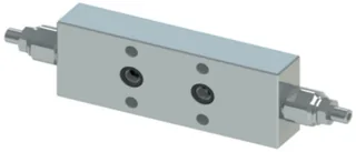 İkiz Yük Tutma Valfi Açık Merkez 1/4" 40 Lt/dk