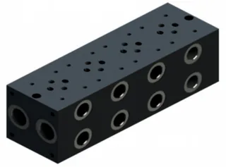 Paralel Çoklu Manifold Blok 2 İstasyonlu