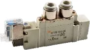 M5 Selenoid Valf 5/2 Tek Bobin 220V Kablolu (4 mm Hortum Girişli)