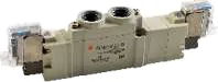 M5 Selenoid Valf 5/2 Çift Bobin 220V Kablolu