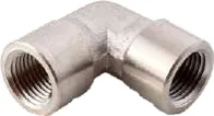Dişi Dirsek 1/8"-1/8" (Pirinç Nikel Kaplama)