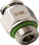 316L Paslanmaz Düz Rekor M5 - 4 mm