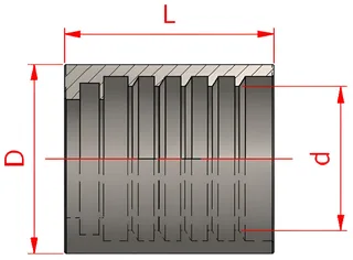 R1-R2 Soymasız Soket 1/4"