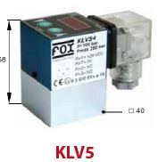 FOX - KLV50.1C 1/4" DİJİTAL GÖSTERGELİ ELEKTRONİK BASINÇ ŞALTERİ