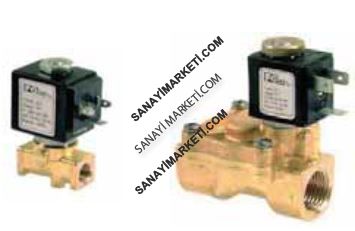 L01BV20 1/8" 2,0mm 2/2 - N.Kapalı Buhar Solenoid Valf