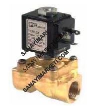 L08DB13 3/8" 12,7mm 2/2 - N.K. Servo Destekli Pistonlu Solenoid Valf