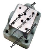 M01034B2080 3/8" Alttan Çıkış NG6/NG10 VALF PLEYTİ