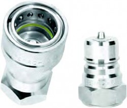 FERRO - QCG112FV 1-1/2” BSP Hidrolik Otomatik Rekor -Dişi- (VİTON) 220 Bar