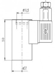 WALVOIL - BIN 19/CS 12 Vcc KARTRİÇ VALF BOBİNİ