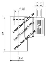 BIN 19/CS 12 Vcc KARTRİÇ VALF BOBİNİ