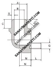 FS280-90°-ST 1/2