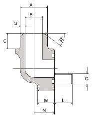 CIOCCA - FS300-90°-ST 3/4