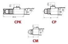 DUPLOMATIC OLEODINAMICA - CPK-DS3/10 D.C. (Mekanik Kilitli) 3401150004 DC (CETOP 3) NG 6 BOBİNLİ YÖN KONTROL VALFLERİ BASMA BUTONU