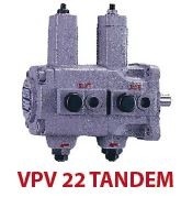 HIGHTECH - VPV22-30 MEKANİK BASINÇ REGÜLASYONLU DEĞİŞKEN DEBİLİ PALETLİ TANDEM POMPA