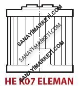 HE K07-10.060 SP010 (10µm) HAT TİPİ EMİŞ VE DÖNÜŞ FİLTRE ELEMANI (HF 595)