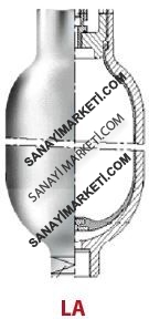 LA.1.10.1.0.S.A Karbon Çeliği BALONLU AKÜ (250 BAR)