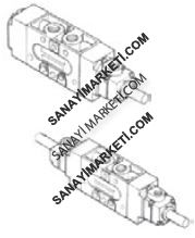 CM-602 A 1/8”-5/2 Tek Bobin CM SERİSİ 5/2 SOLENOİD VALF